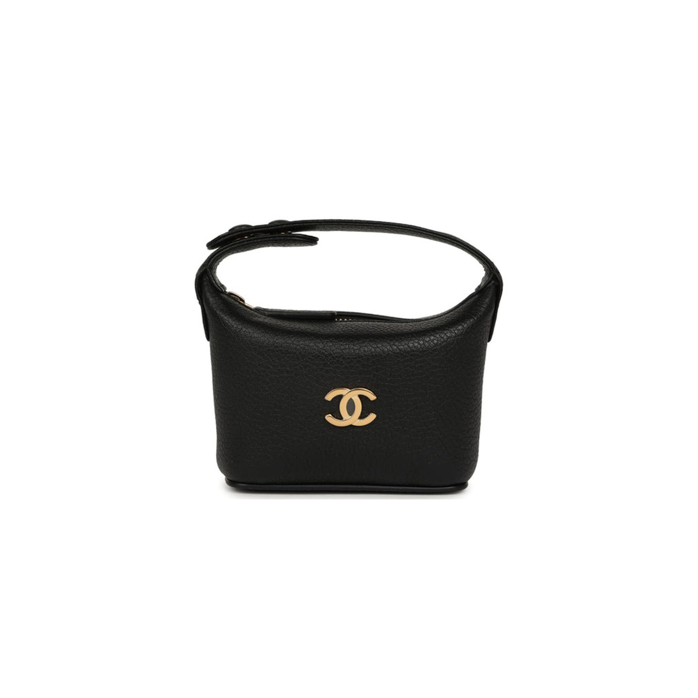 CHANEL MASTER  BLACK LEATHER SHOULDER BAG AS5167 (11*11*4cm)